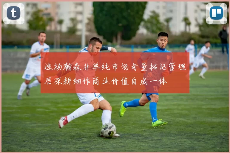 选杨瀚森非单纯市场考量拓记管理层深耕细作商业价值自成一体